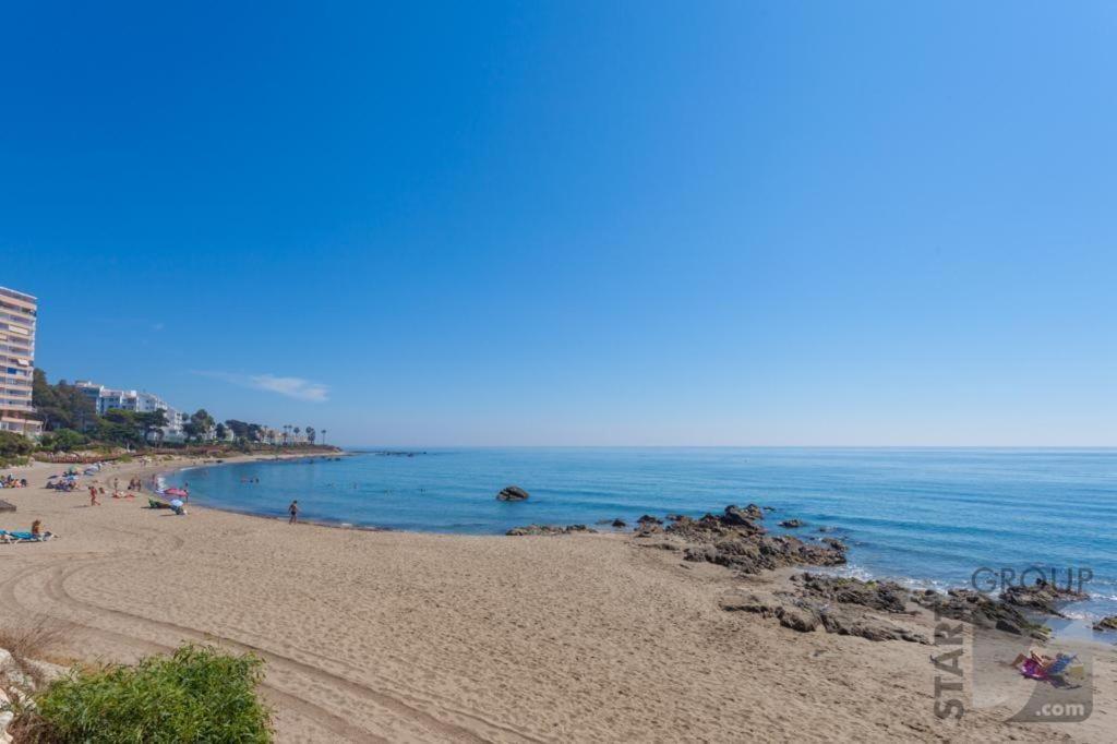 Aguamarina A3 Vistas Al Mar Primera Linea De Playa Appartamento Mijas Costa Esterno foto